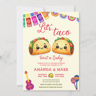 Invitation Mexicaine Taco Bout a Baby Fiesta Baby shower