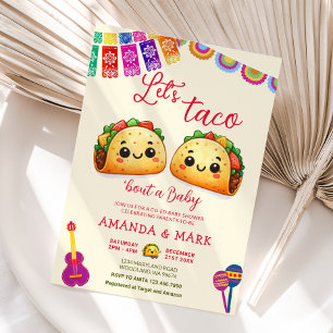 Invitation Mexicaine Taco Bout a Baby Fiesta Baby shower