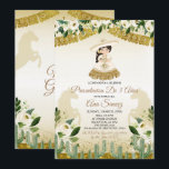 Invitation Mexicaine Troisième anniversaire Floral Blanc<br><div class="desc">Mexicaine Troisième anniversaire White Greenery Floral</div>