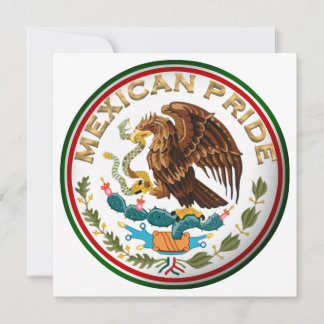 Invitation Mexican Pride (Aigle du drapeau mexicain)