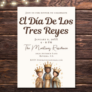 Invitation Mexique El Día De Los Tres Reyes Dîner