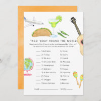 Mexique Fiesta Taco 'à propos d'amour douche jeu