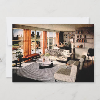 Invitation Mi-Siècle moderne Fête du réchauffement de la mais