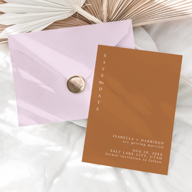 INVITATION MIA ORANGE BRÛLÉE SAUVEGARDEZ LA DATE (Créateur téléchargé)