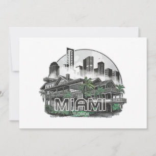 Invitation Miami City Floride USA