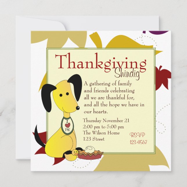 Invitation Mick et Henry Love Pie (Devant)