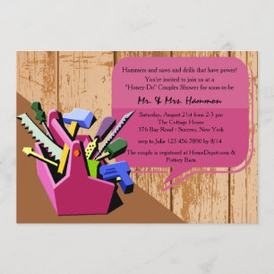 Invitation Miel-Font l'invitation de douche de couples