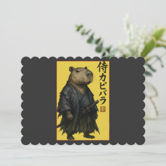 Invitation Mignon Capybara d'attente Esthétique Japonaise Kaw
