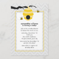 Mignon gaffez le baby shower d'abeilles