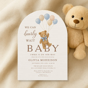 Invitation Mignon ours en peluche que nous pouvons à peine at
