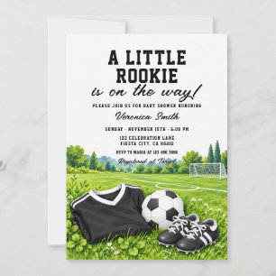 Invitation Mignon petit recrue Soccer Sports Garçon Baby Show