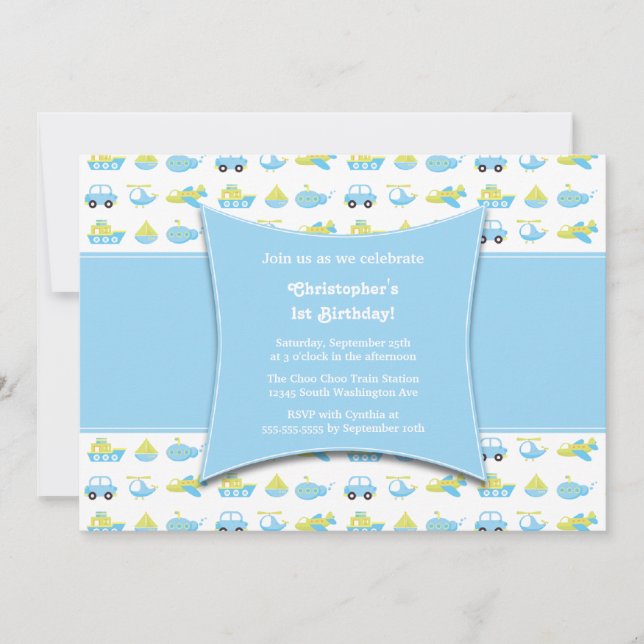 Invitation mignonne de fête d'anniversaire de (Devant)