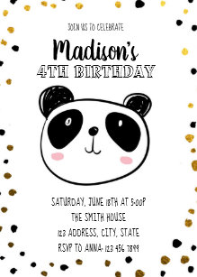 Invitations Faire Part Panda Zazzle Fr