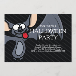 Invitation mignonne de partie de Halloween de
