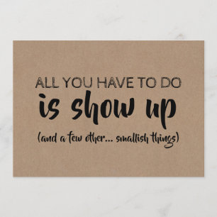 Invitation Mignonne servante d'accueil / Maid of Honor Propos