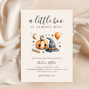 Invitation Mignonne Un Petit Baby shower D'Halloween Boo