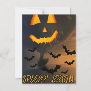 Invitation Mikitiez vintage halloween ambiance effrayante cit