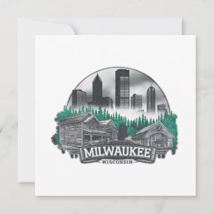 Invitation Milwaukee City Wisconsin USA