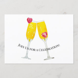 Invitation Mimosas personnalisé