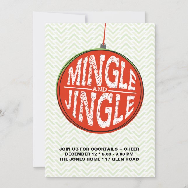 Invitation Mingle + Jingle (Devant)
