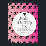 Invitation Mini Chat Kitten Animal de compagnie pattes rose f<br><div class="desc">Magasinez Adorable Minimalist Chat Invitations et fournitures de fête Conçu par Dream Big Digital Design</div>