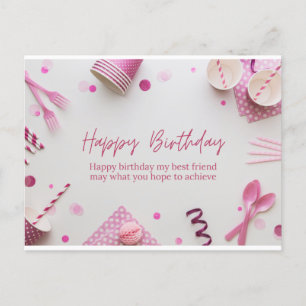 Invitation miniature de la carte d'anniversaire 