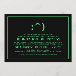 Invitation minimal d'obtention du diplôme de