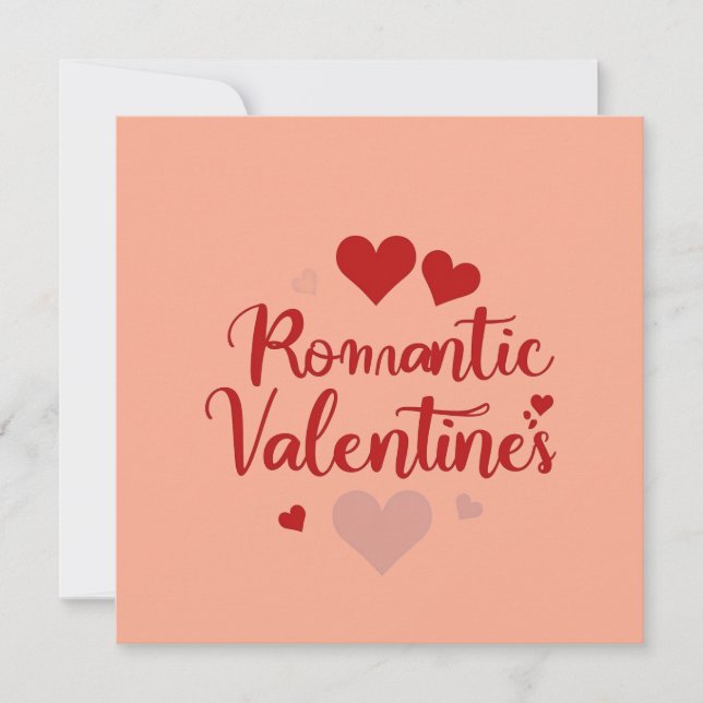 Invitation Minimal Valentine’s Day Love Typography Design | R (Devant)
