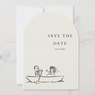 Invitation minimale avec design de doublure 2025