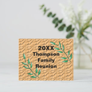 Invitation minimale pour une réunion de famille