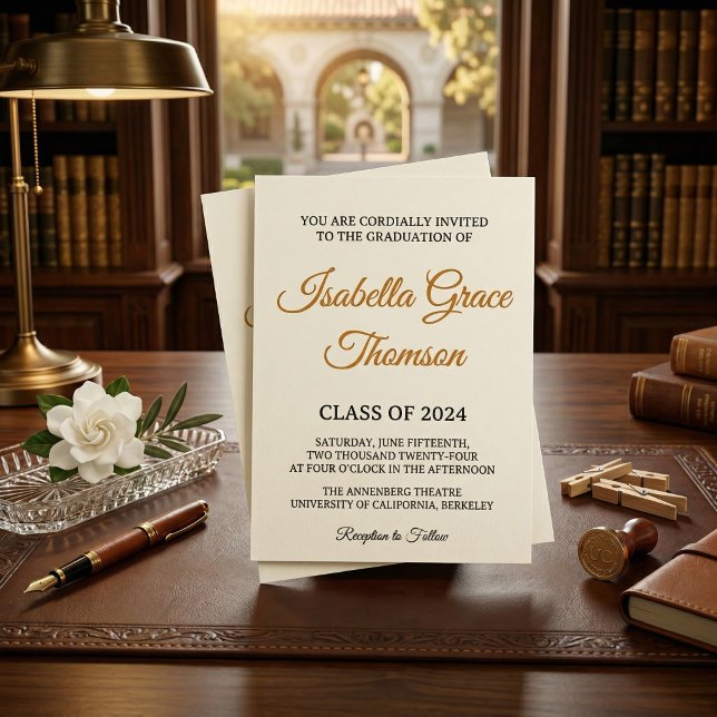 Invitation Minimalist Black Serif Typography Class of 2026 (Minimalist Black Serif Typography Class of 2026 Invitation)