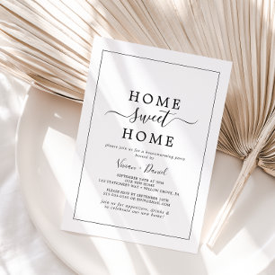 Invitation Minimalist Home Sweet Home Housewarming Party