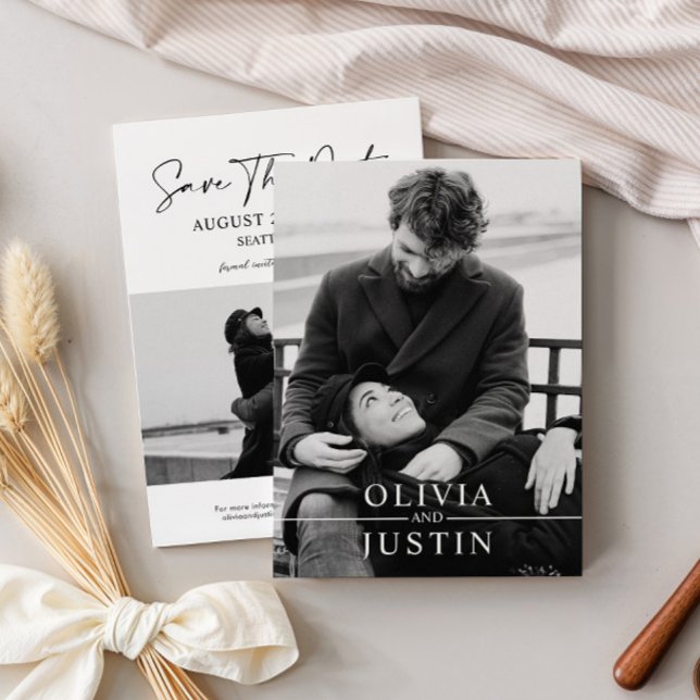 Invitation Minimaliste Enregistrer la date (Créateur téléchargé)