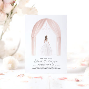 Invitation minimaliste Moder Romantique Douche nup