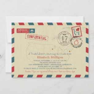 Invitation Minnesota et New York   Fête des mariées