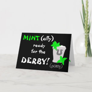 Invitation MINT(ally) prêt pour l'invitation du parti DERBY !