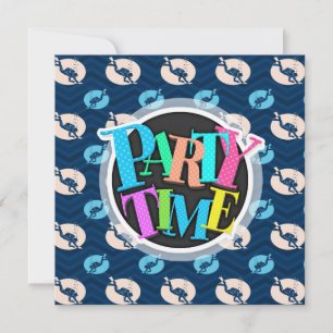 Invitation Minuit, Ciel Bleu, Tan, Plongeur ; Plongée