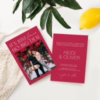 Minuscule Magenta Mariage photo numérique Invit