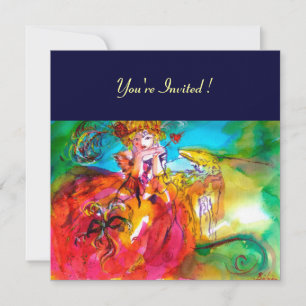 INVITATION MIRANDOLINA MARDI GRAS MASQUERADE PARTI