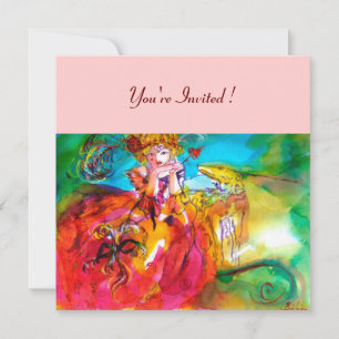 INVITATION MIRANDOLINA MARDI GRAS MASQUERADE PARTI