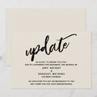 Mise à jour d'annulation de mariage écrite à la ma