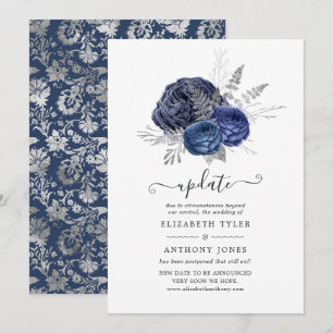 Invitation Mise à jour des Mariages floraux de marine et d'ar