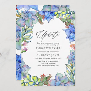 Invitation Mise à jour du Mariage