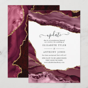 Invitation Mise à jour du Mariage d'âge de la Bourgogne et de