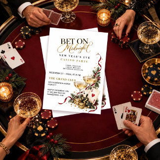 Invitation Misez sur la soirée du Nouvel An Casino de la Sain