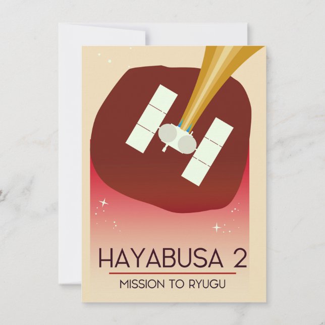 Invitation Mission Hayabusa 2 Art spatial (Dos)
