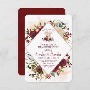 Invitation Mistletoe Manor Chic Elle A Dit Oui Partie Engagem