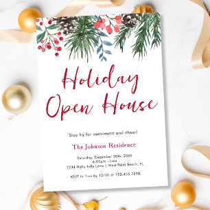 Invitation Mistletoe Merriment & Cheval Holiday Open House