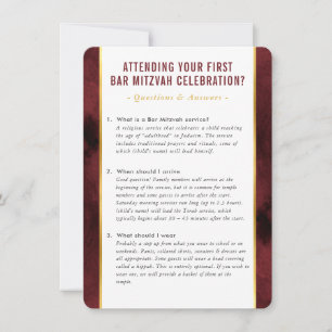 Invitation MITZVAH informations de service questions conseil 