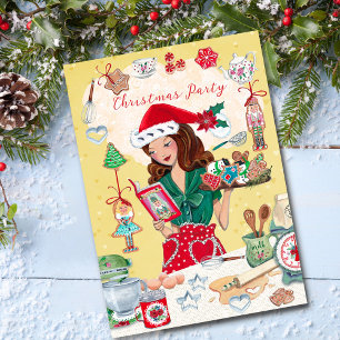 Invitation Mme Père Noël Chirstmas Nutcracker Cookies Cuisine